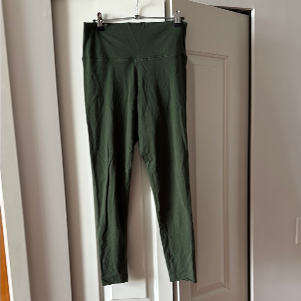 TNA Green Leggings High Waist Performance Wear